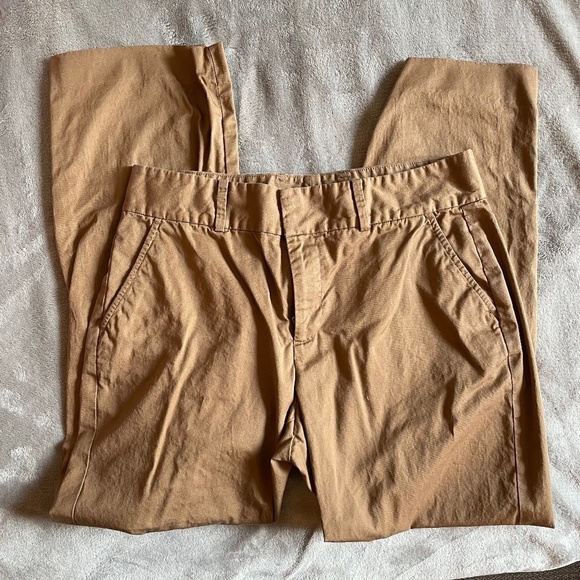 3/ $25 0- Chaps Rich Tan Woman's Khaki Pants - Picture 1 of 4